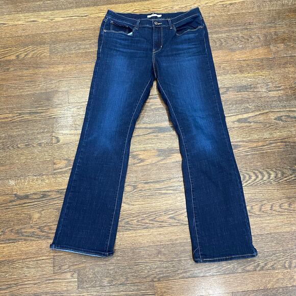 Levi’s Jeans SIZE 12 M Classic Bootcut Dark Wash Cotton Blend Denim - Picture 12 of 13